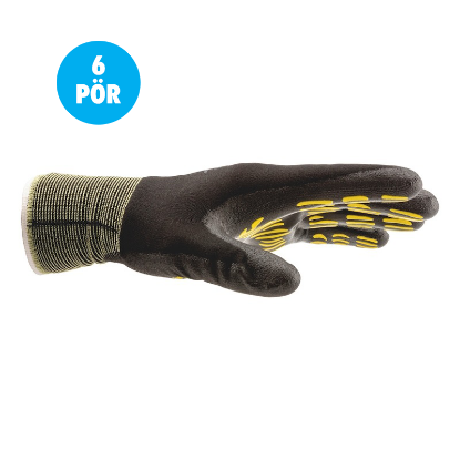 Mynd af TIGERFLEX® Soft hanski - 6 pör saman - Stærð 7