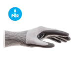 Mynd af TIGERFLEX® hanskar - skurðarþolinn - 6 pör - Stærð 8