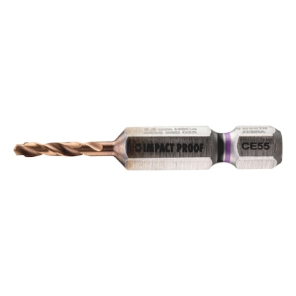 Mynd af Smart step bor með Nanovörn - 1/4" endi - 2,5mm